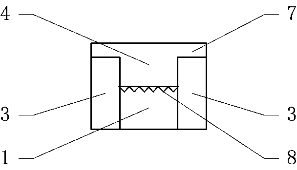 Thermal storage brick for forming vertical and multiple horizontal branch circuit stereoscopic air circuit system