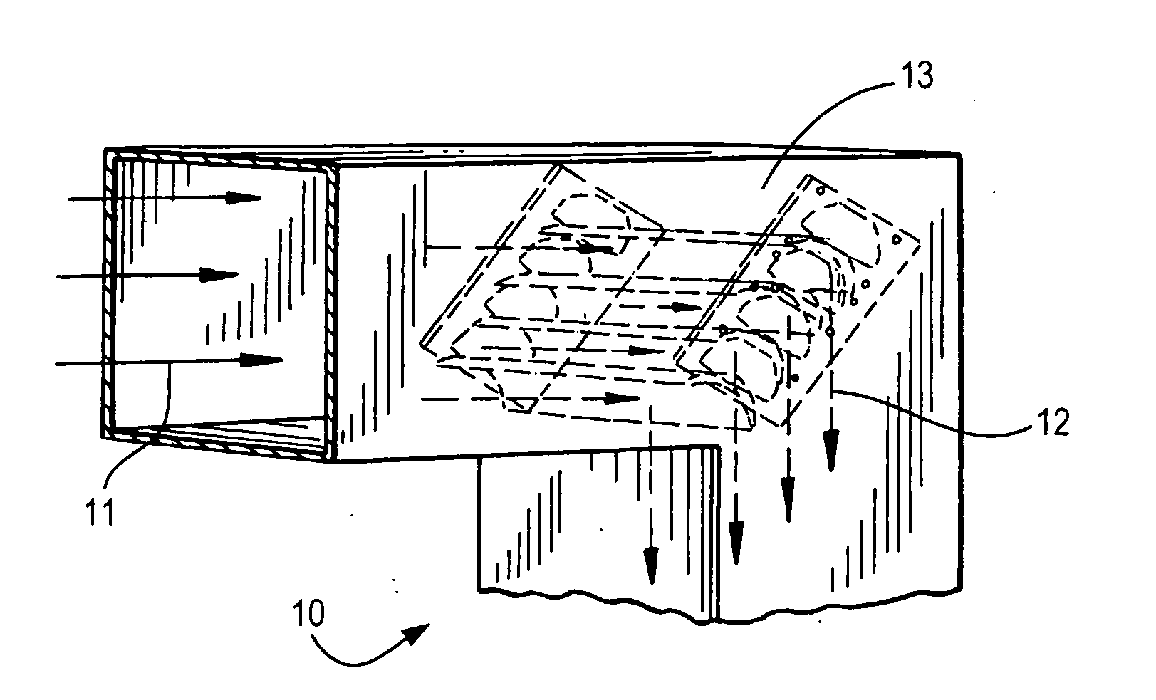 Turning vane for air duct