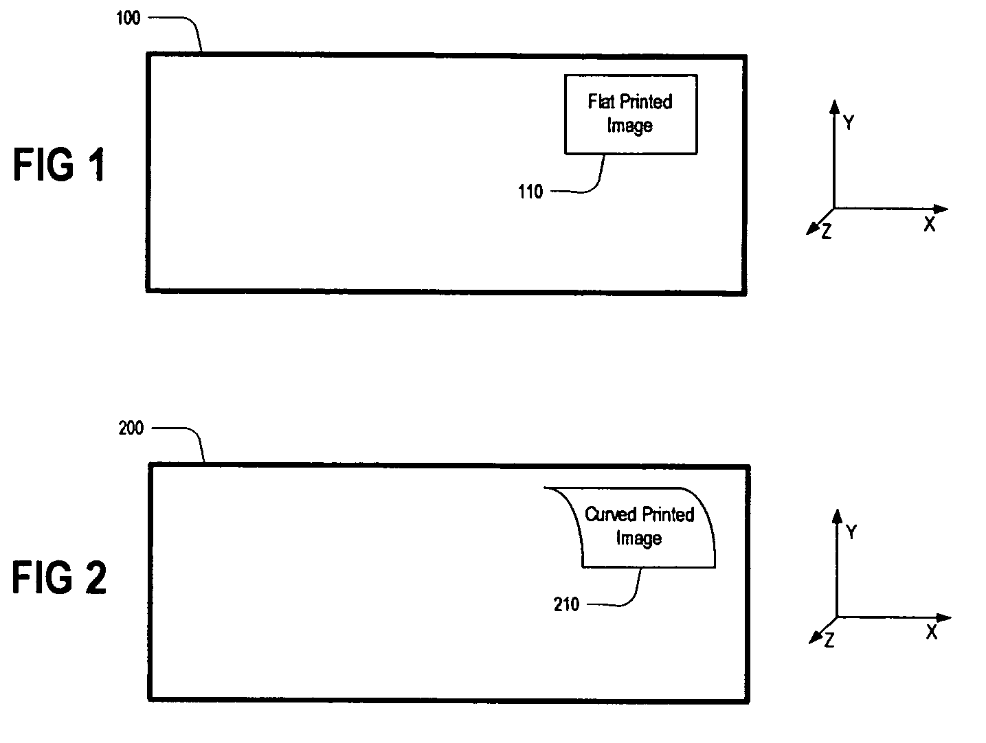 Method and system for correcting print image distortion due to irregular print image space topography