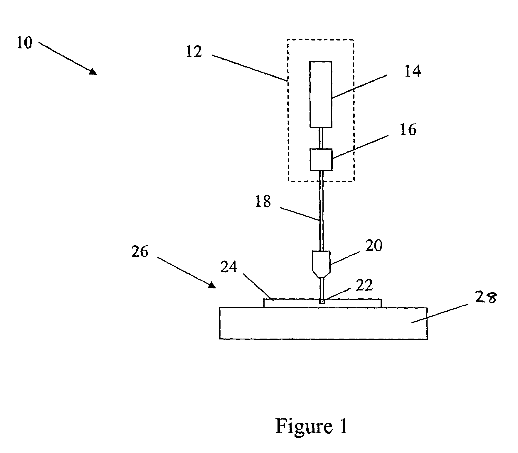 Pulsed laser source with adjustable grating compressor