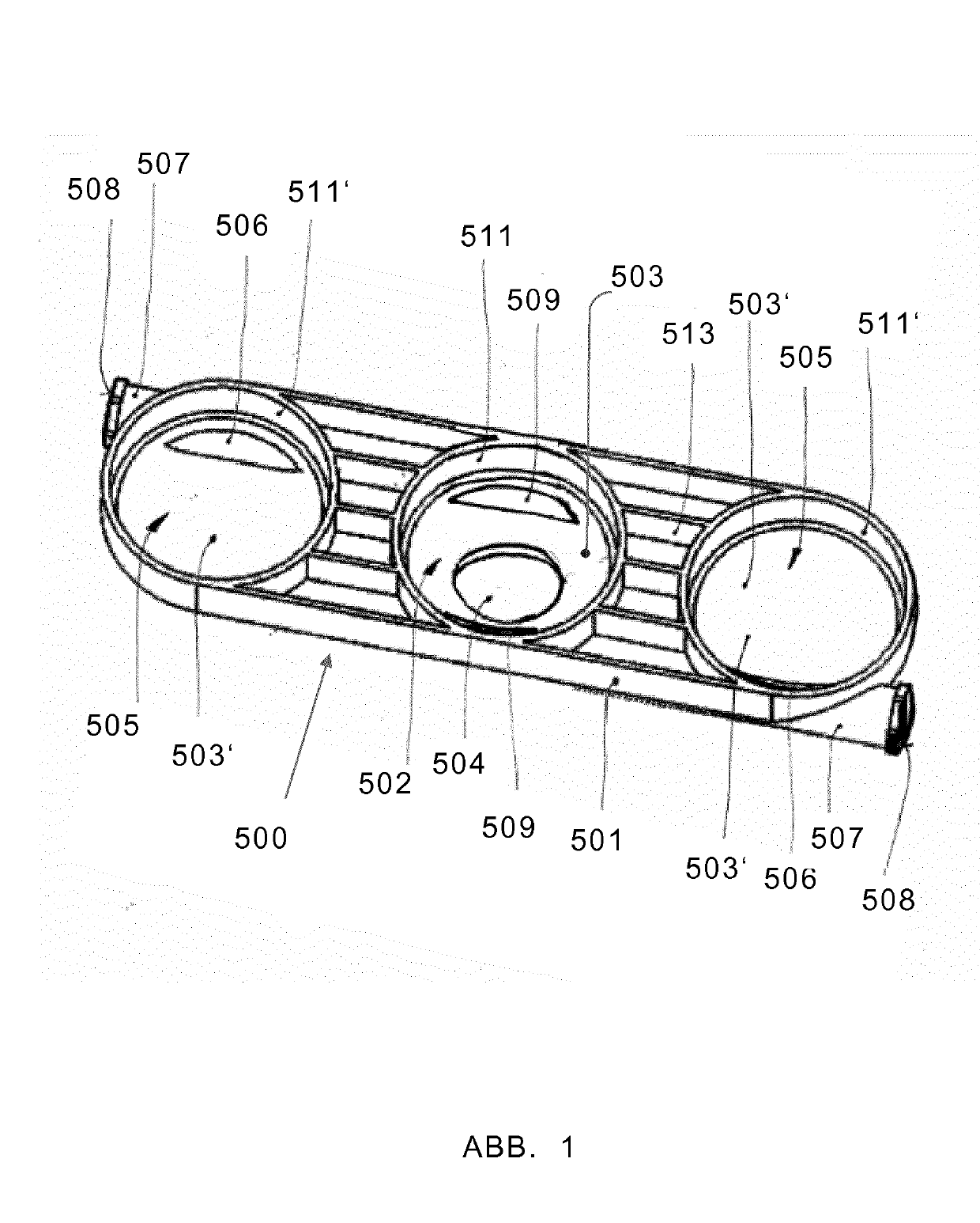 Pressure-flushing system for a toilet bowl