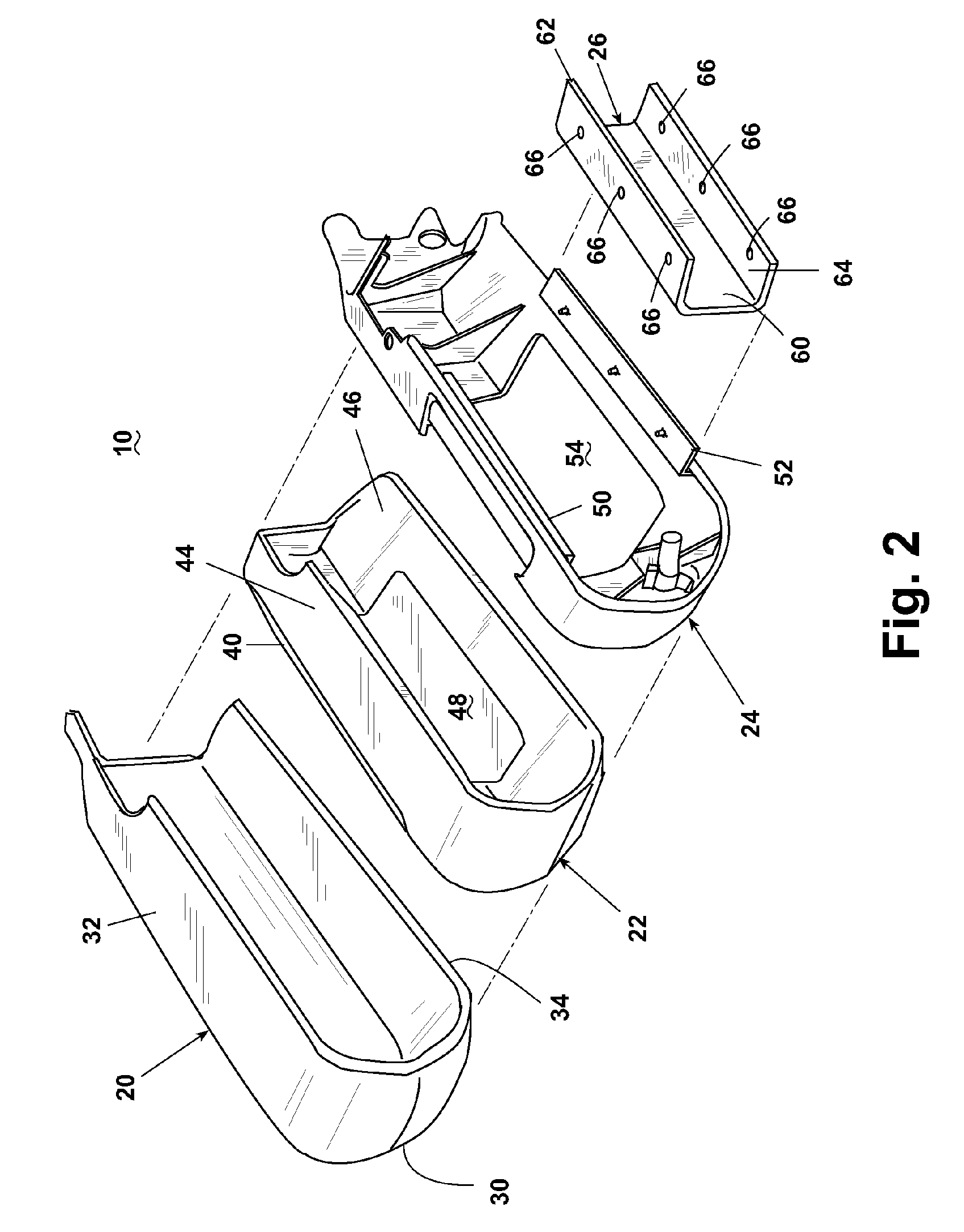 Armrest with side impact resistance feature