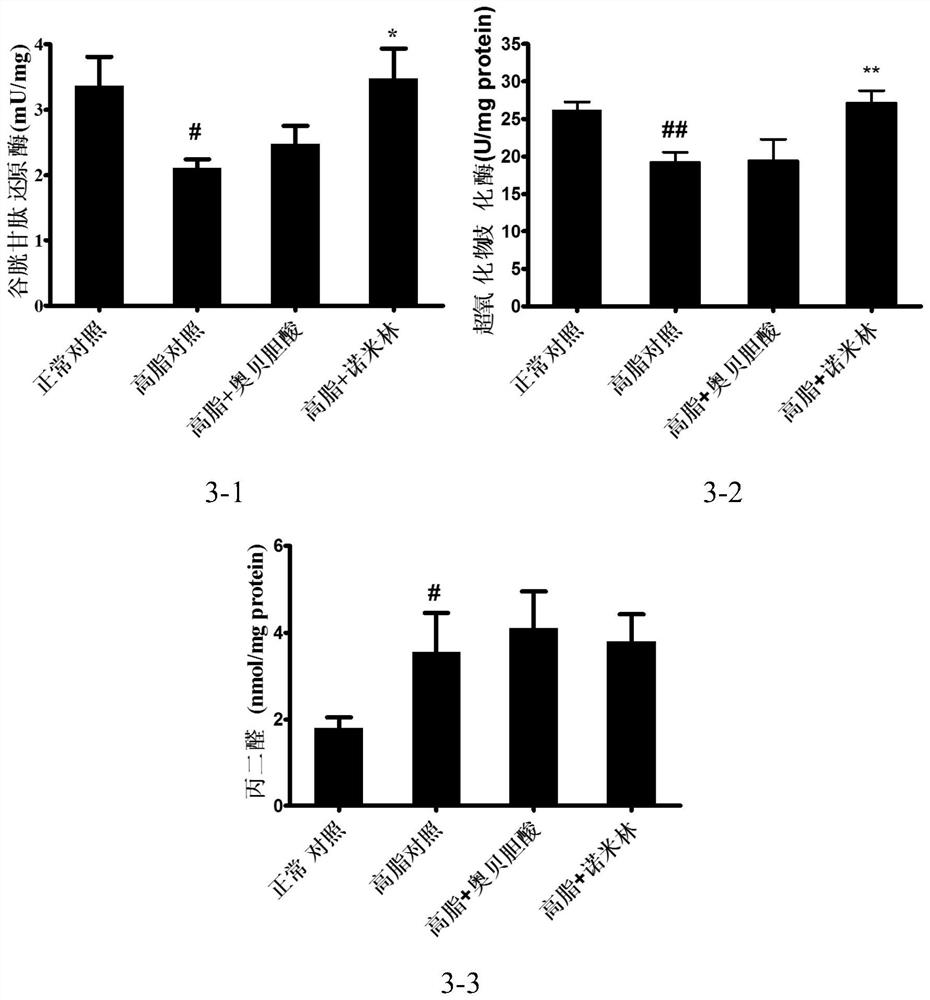 Application of Nomilin in Preparation of Drugs for Improving Liver Damage Caused by Cholestasis and Metabolic Diseases