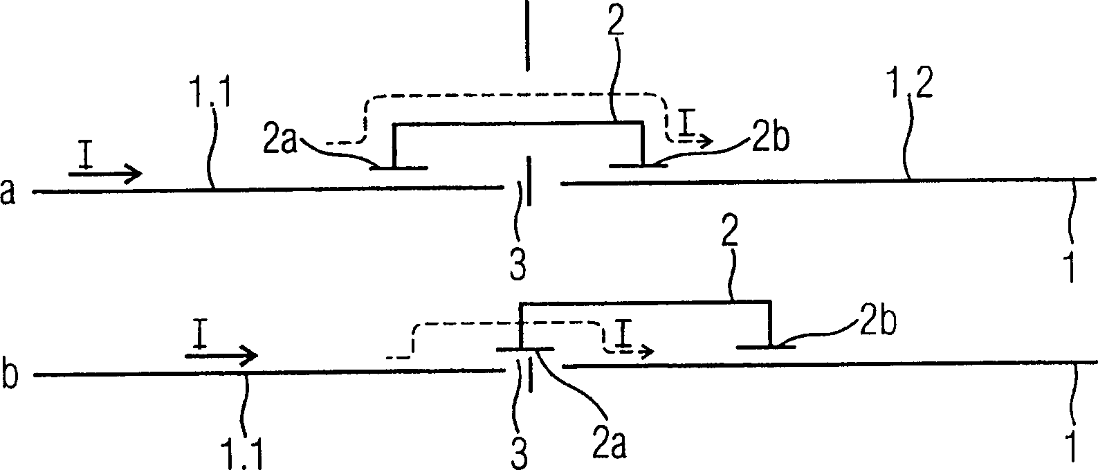 Power supply system based on bus/current collector