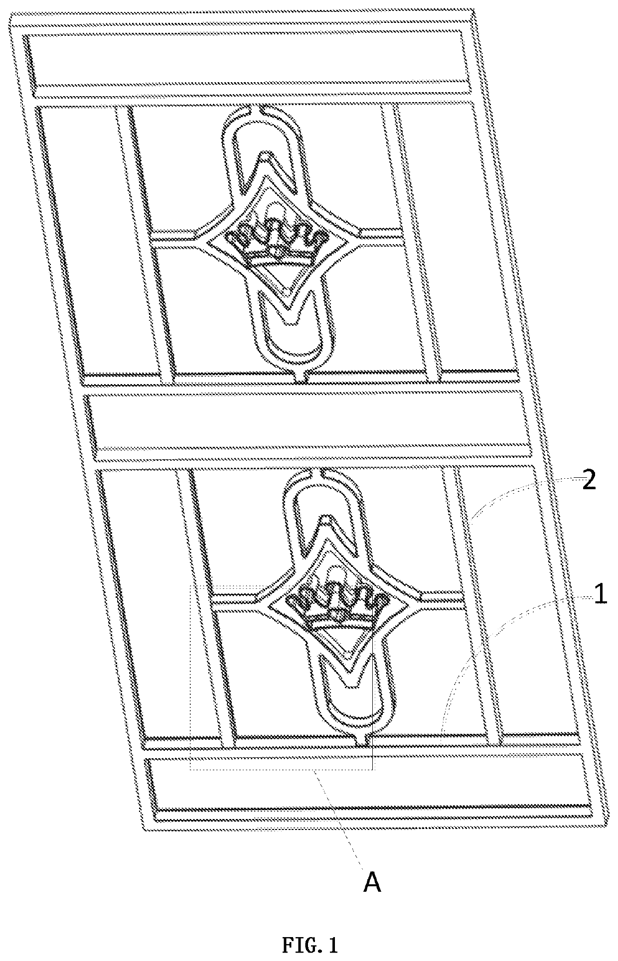 Grille decorative flower structure