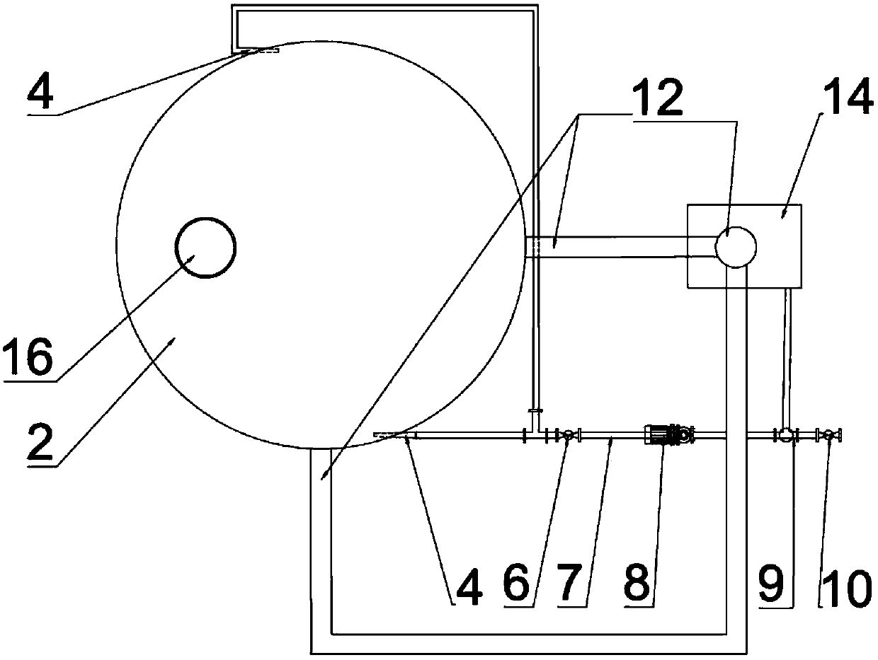 Jet flow diffusion type unpolished rice washing and sprouting device