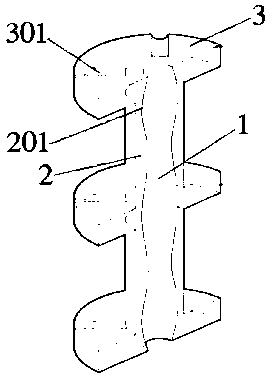 High-strength steel bar anchoring structure and method