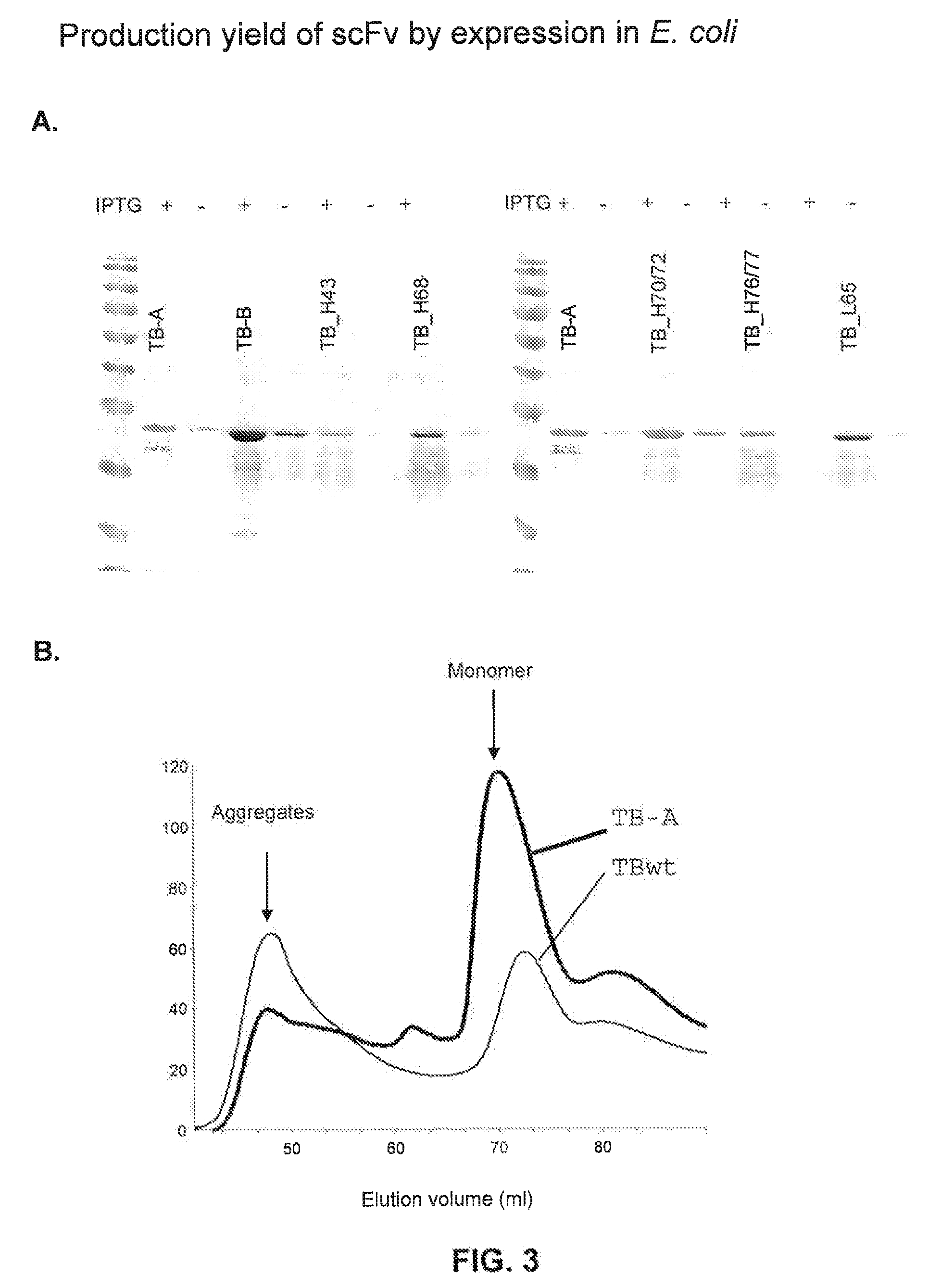 Stable and soluble antibodies inhibiting TNFα