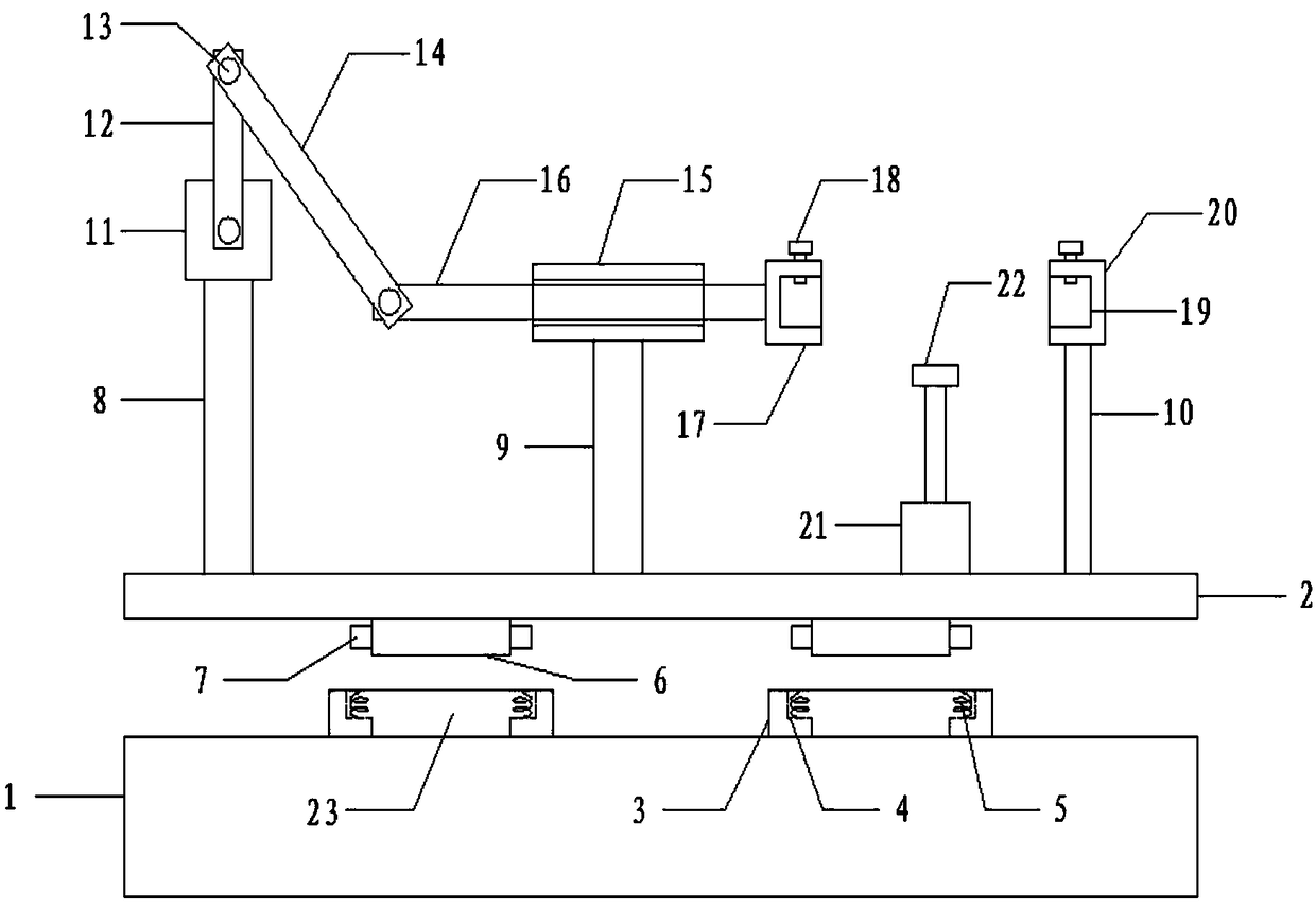 Air spring fatigue testing device