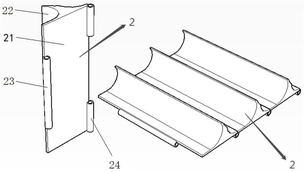 Tobacco stem directional arrangement feeding device suitable for stem cutting machine equipment