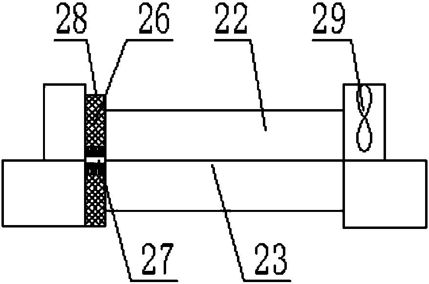 Flexible battery module film sticking device