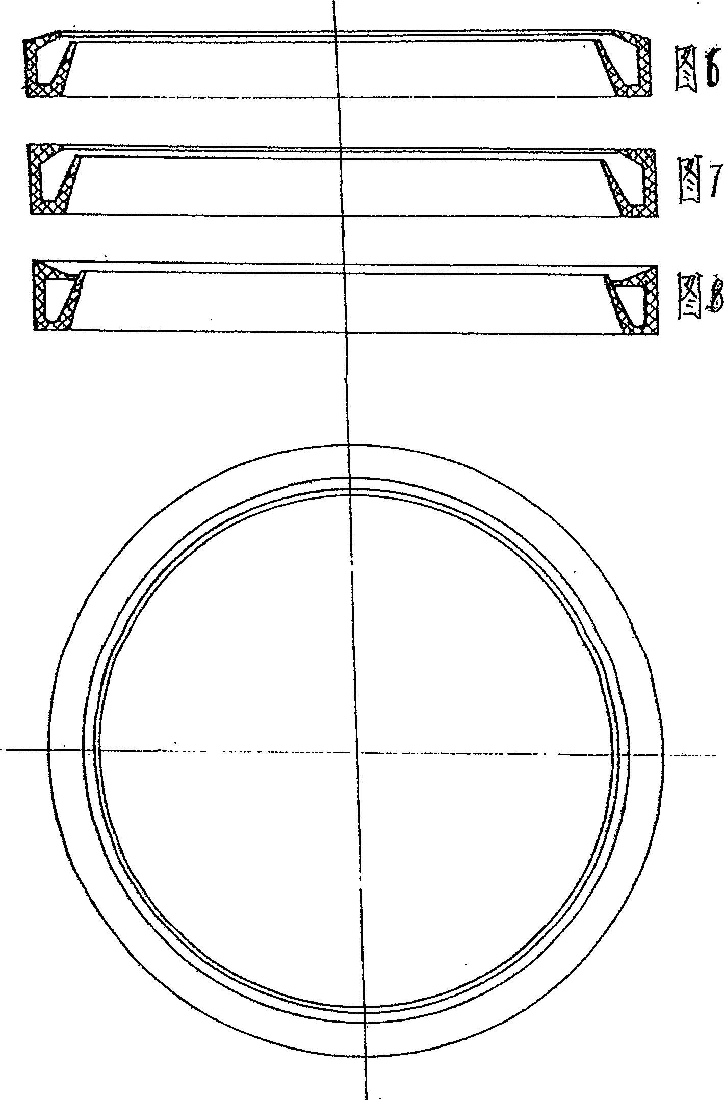 Spherical double suspension wide hook rapid pipe joint