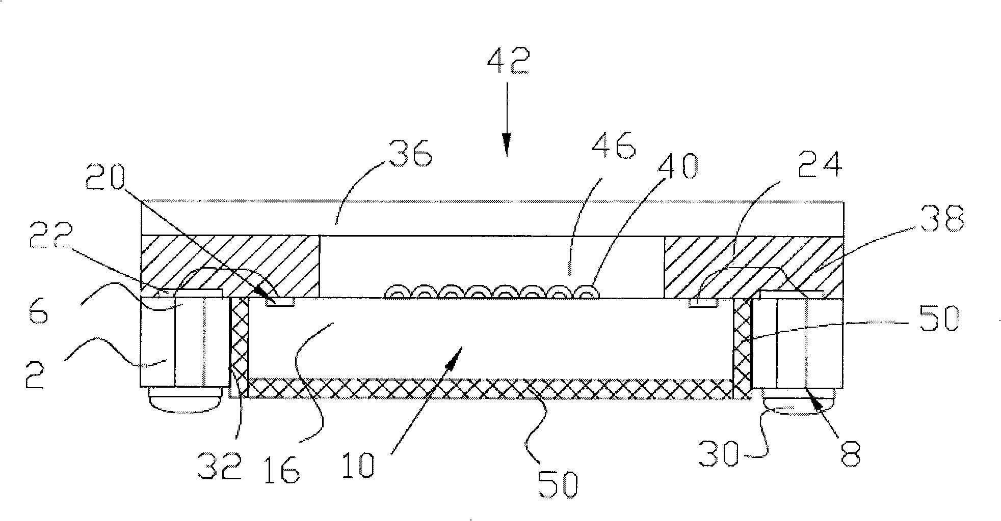 CMOS image sensor chip scale package with die receiving opening and method of the same