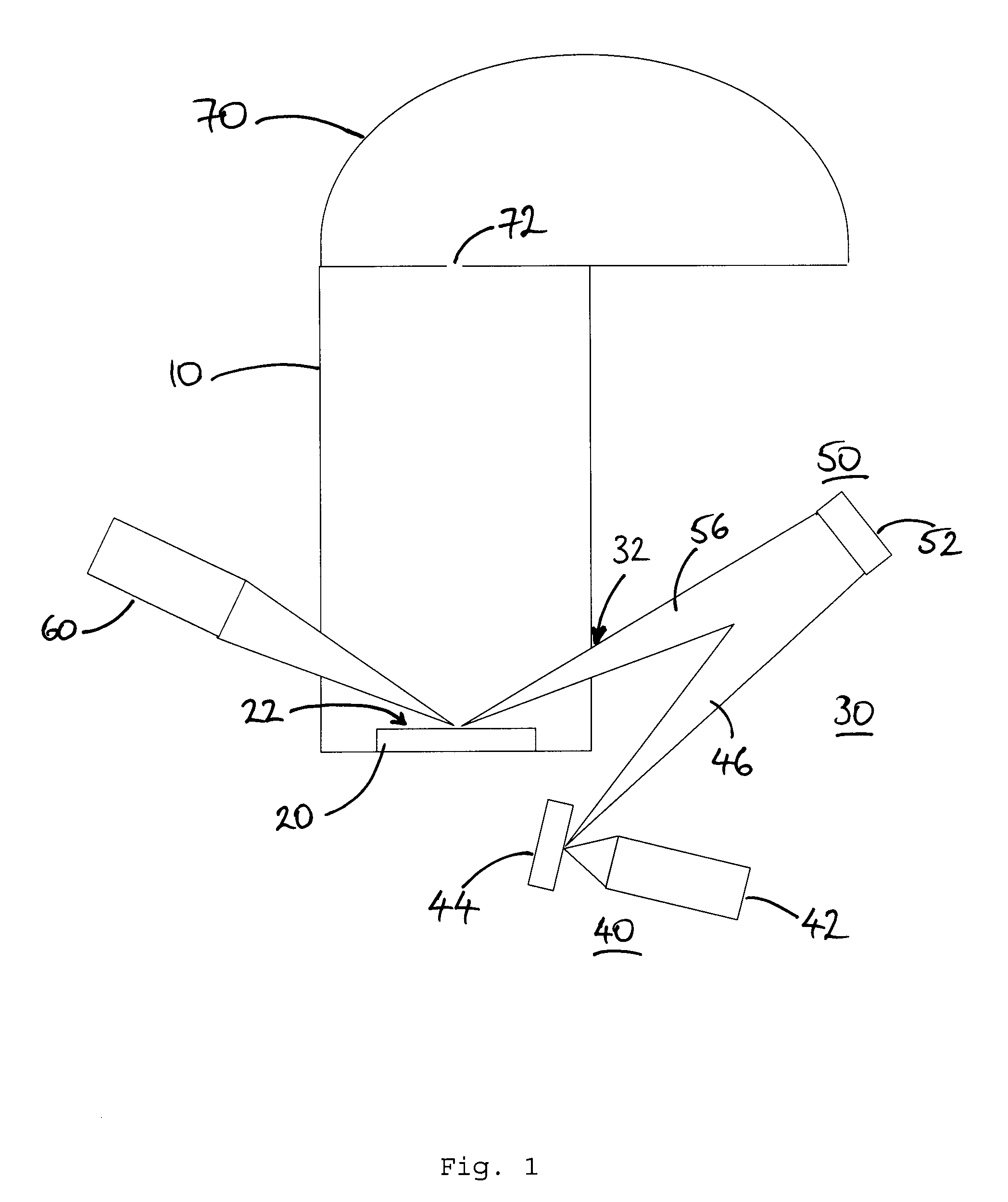 X-ray photoelectron spectroscopy analysis system for surface analysis and method therefor