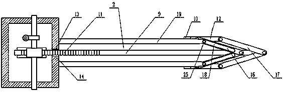 Cloth barrel clamping device