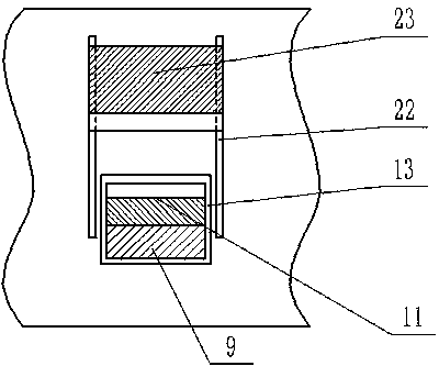 Cloth barrel clamping device