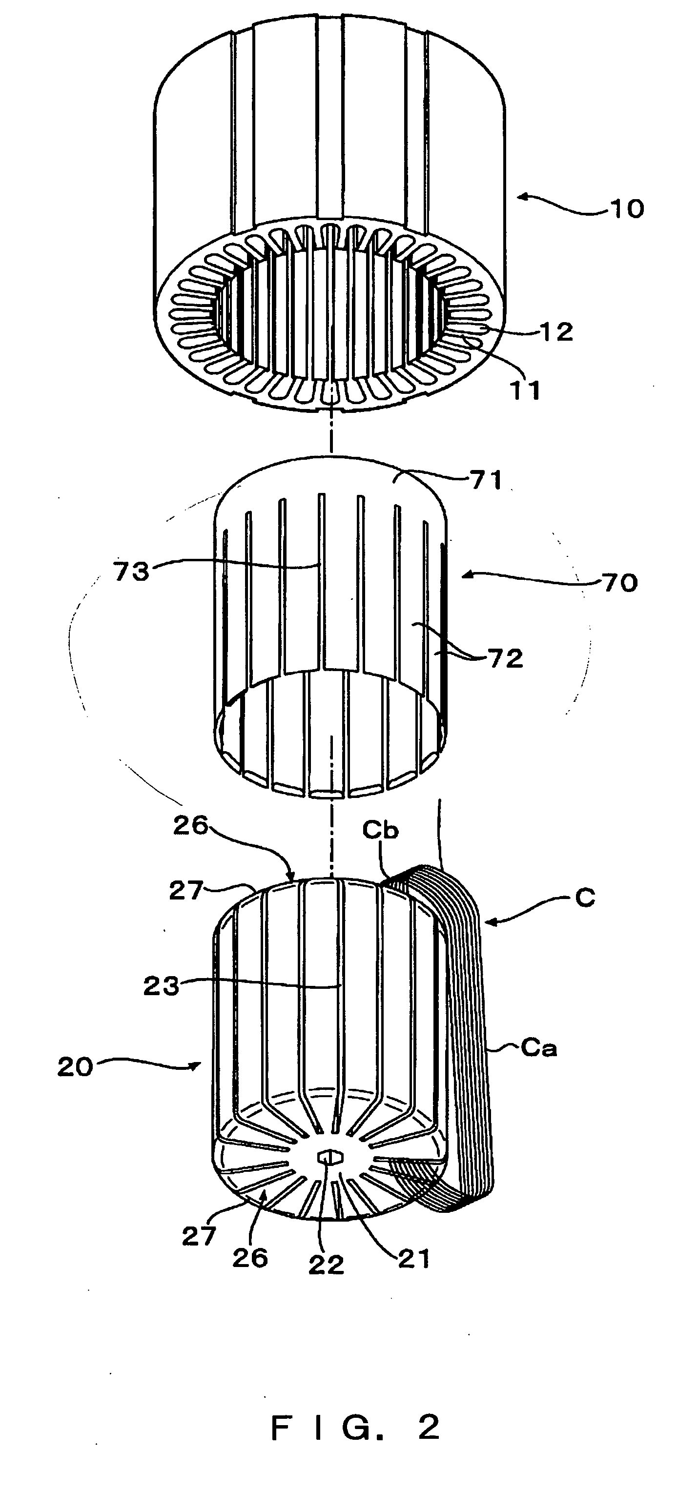 Method and apparatus of producing stator