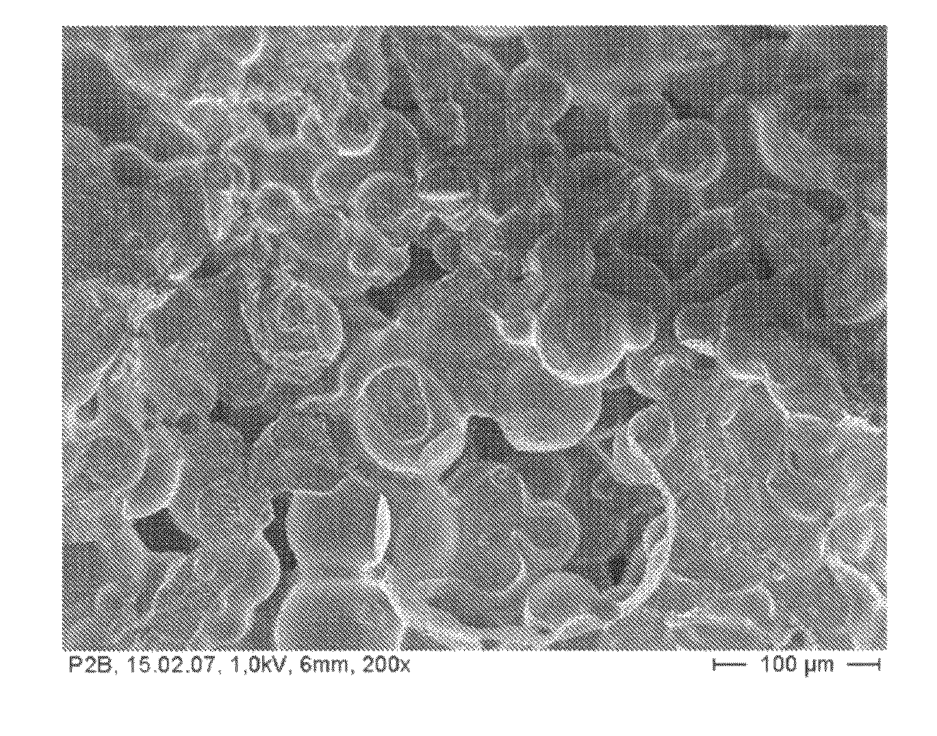 Implant material based on a polymer system and the use thereof