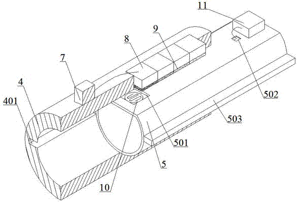 Device for measuring clamping force of planting apparatus by utilizing photoresistor