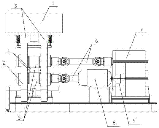 Four-roller finishing mill