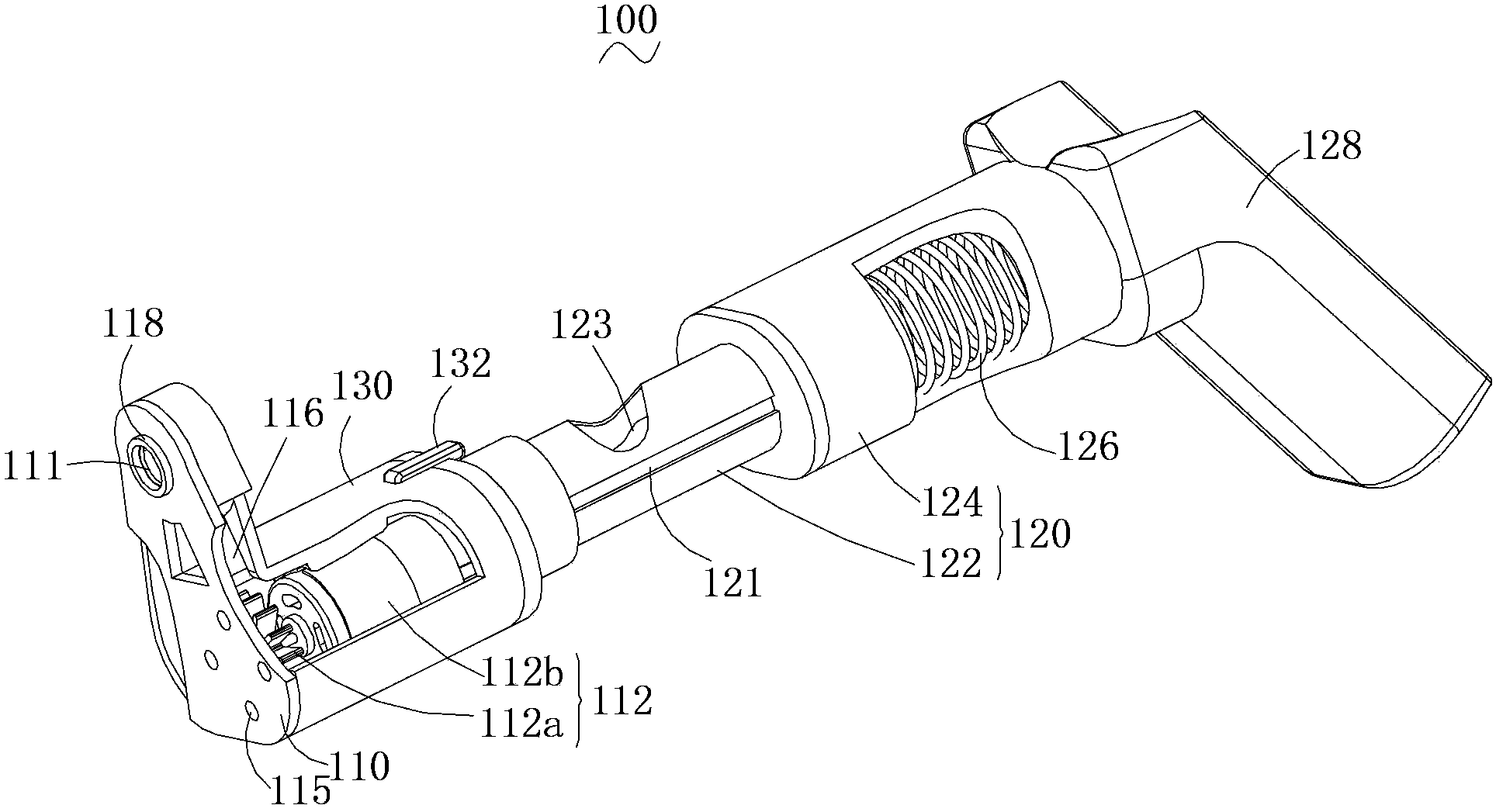 Electric hammer dust blower