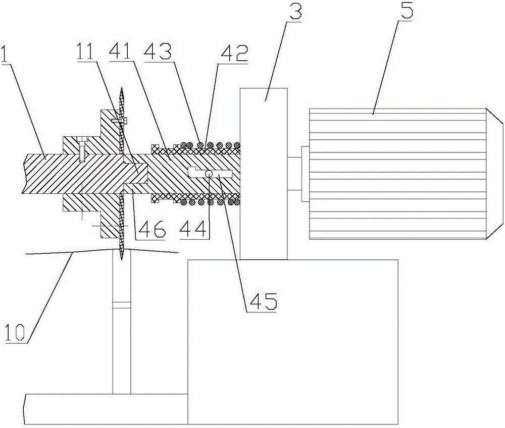 Food packaging machine longitudinal cutter convenient to disassemble and assemble