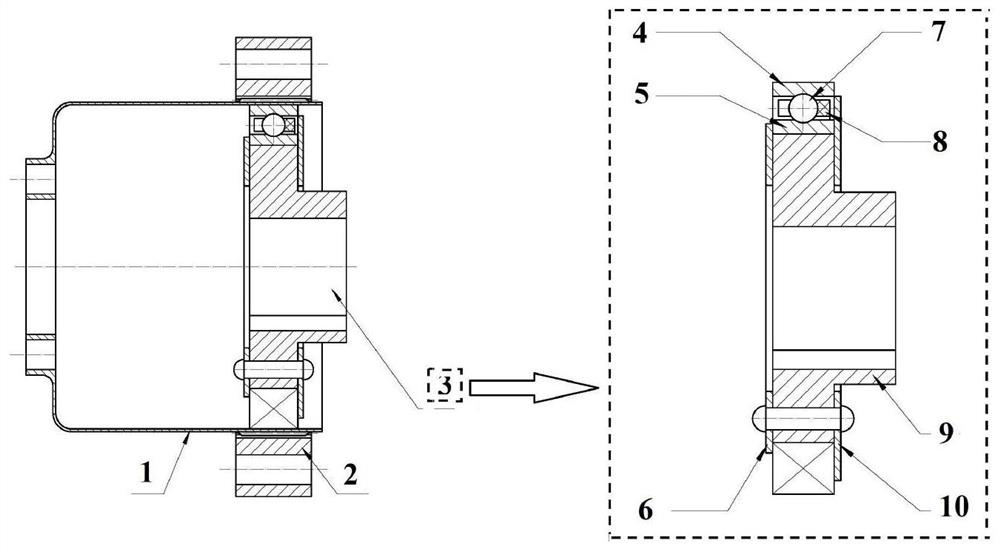 A solid lubrication method for cup type harmonic gear reducer