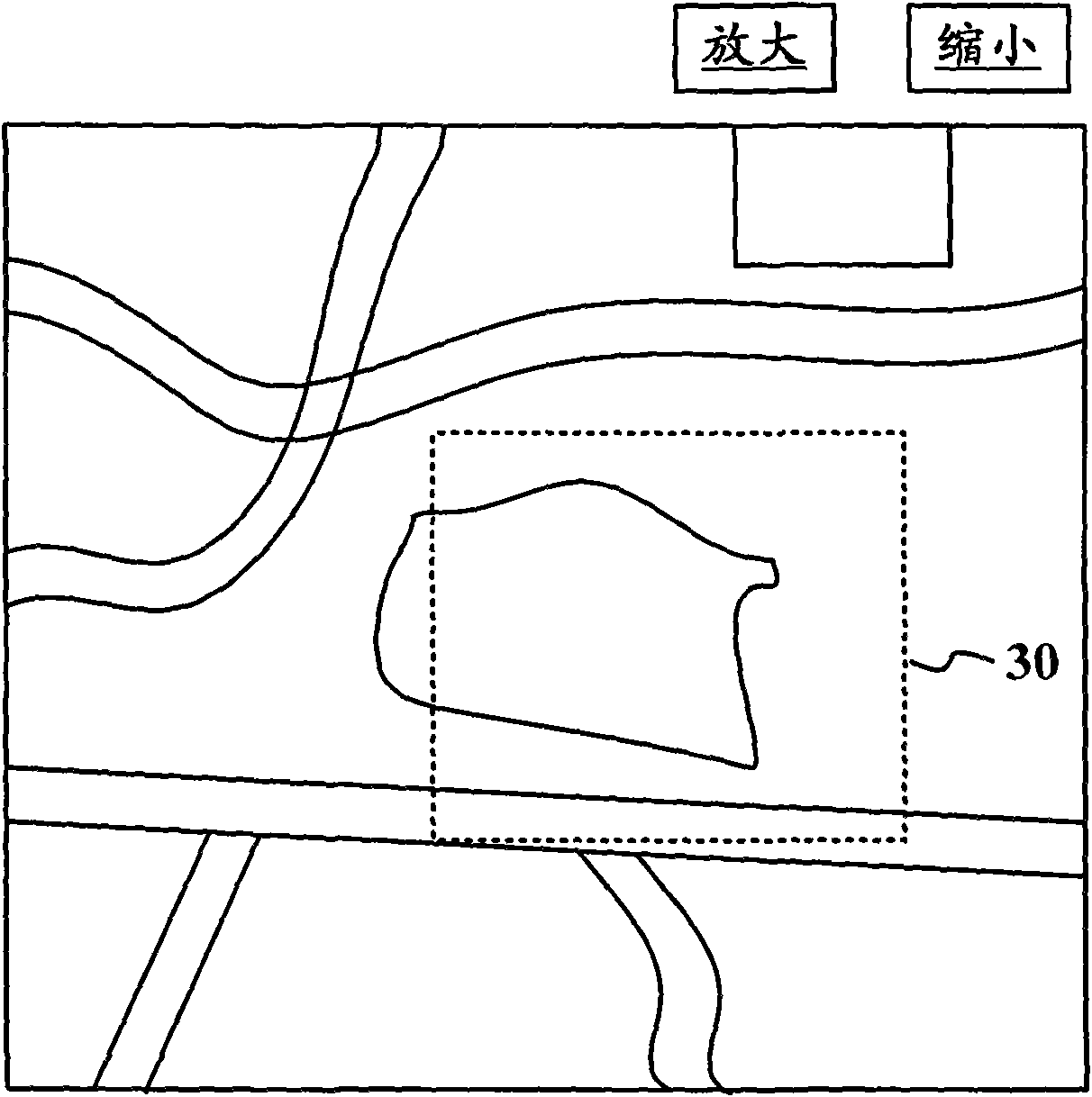 Map display method, map display system, navigator and electronic map