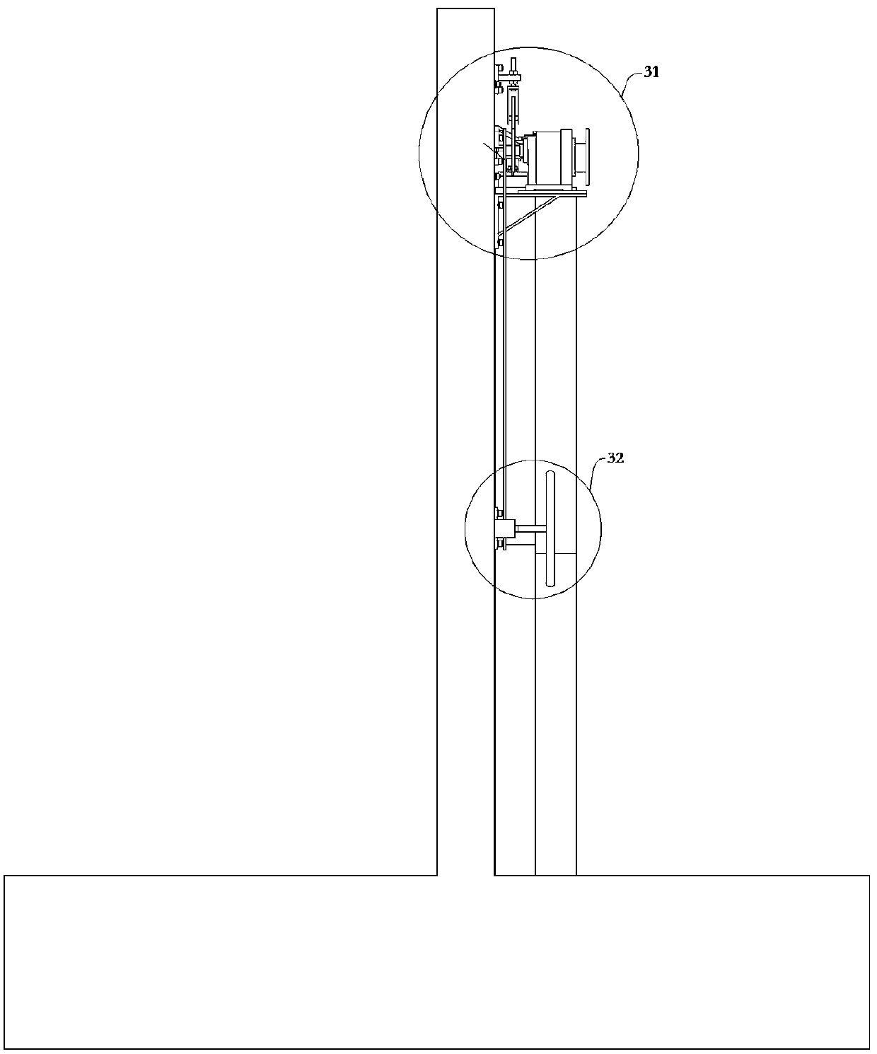 Shield protection sliding door