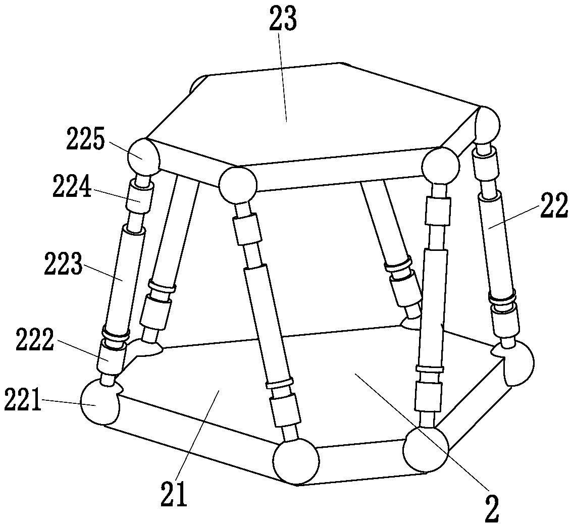 A kind of intelligent display device based on parallel mechanism