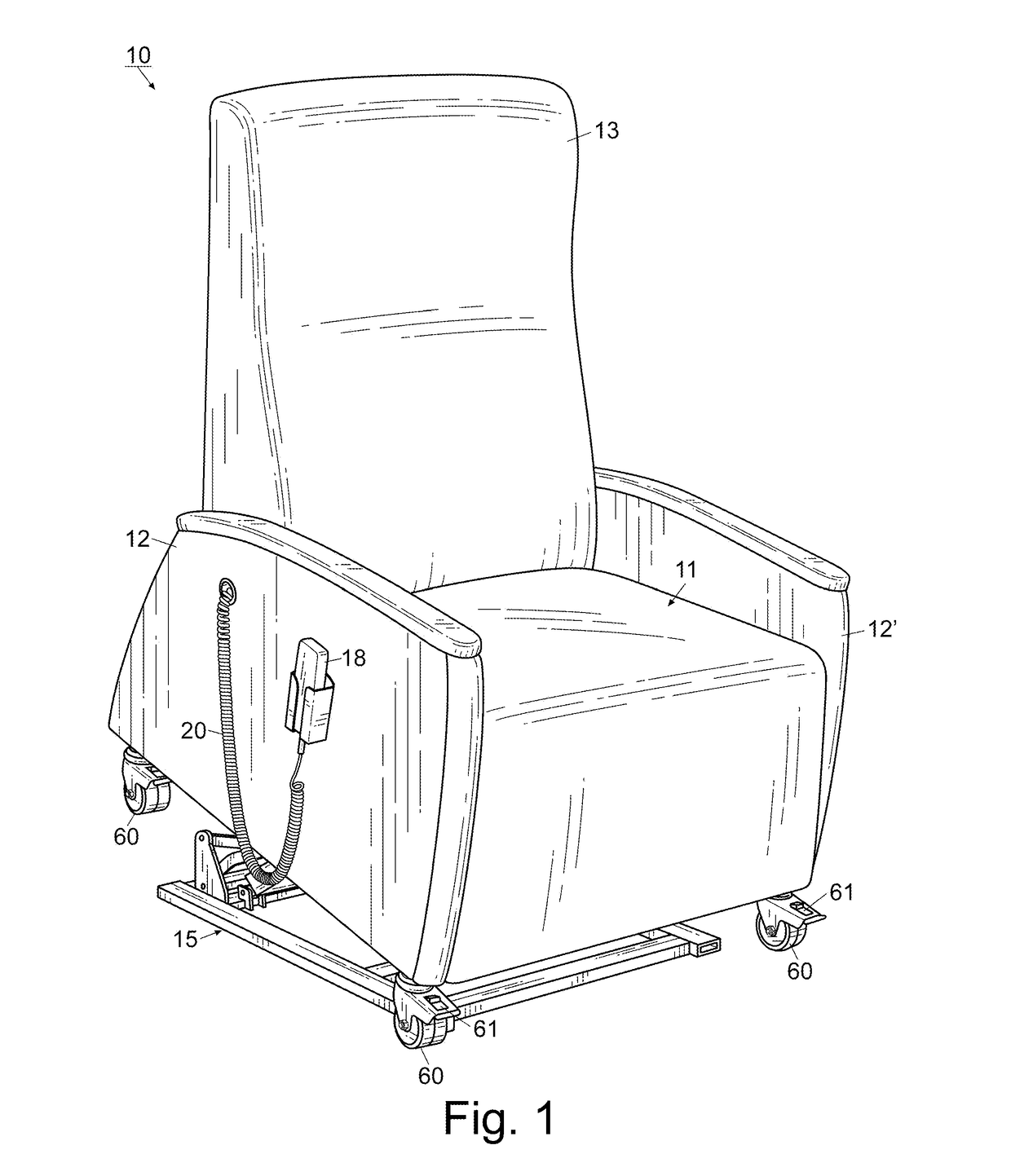 Bariatric lift chair