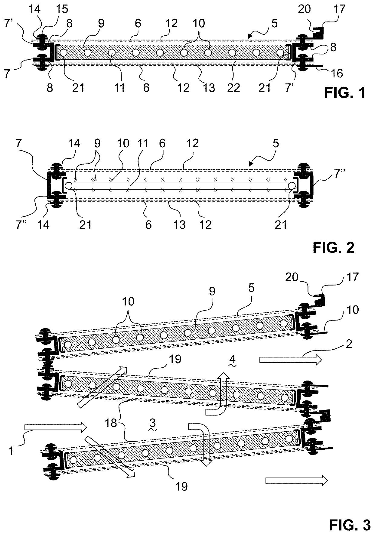 Low-pressure drop structure of particle adsorbent bed for improved adsorption gas separation process