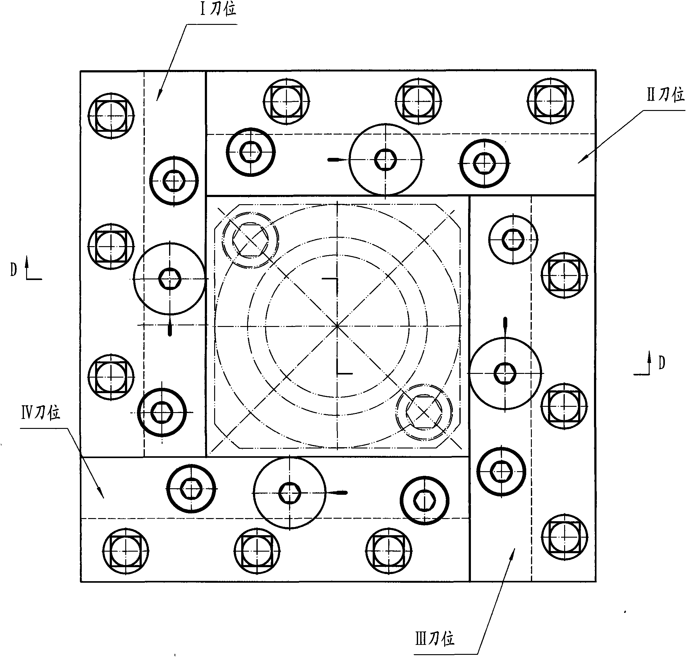 Millesimal fine adjustment tool rest