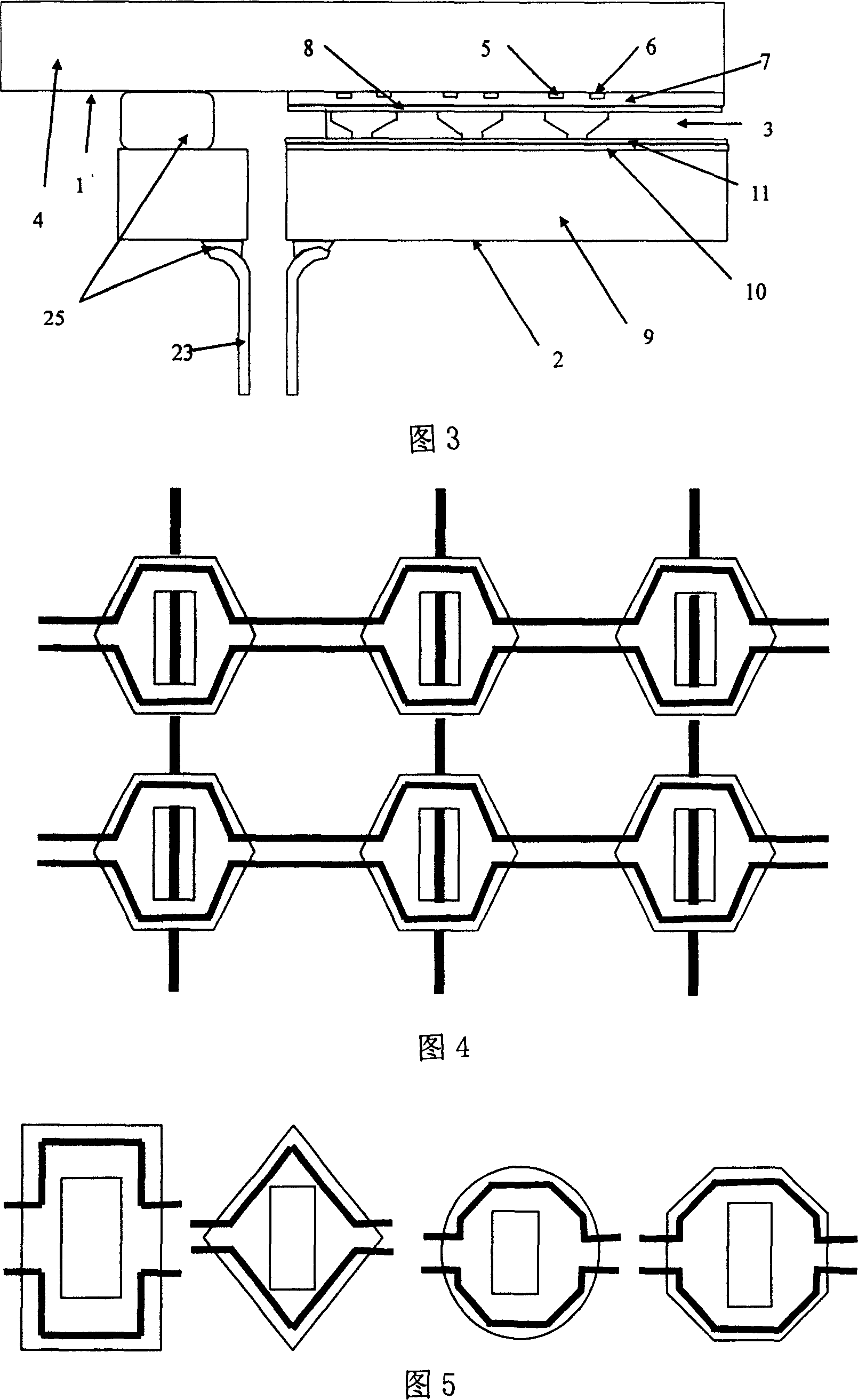 A surface discharge type aperture mask style plasma display plate with novel electrode structure