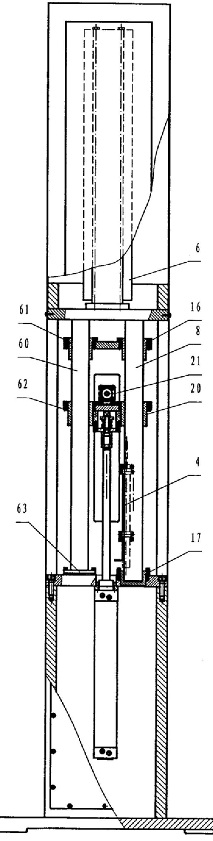 Explosion-proof gas-hydraulic coupling device for projectile and cartridge