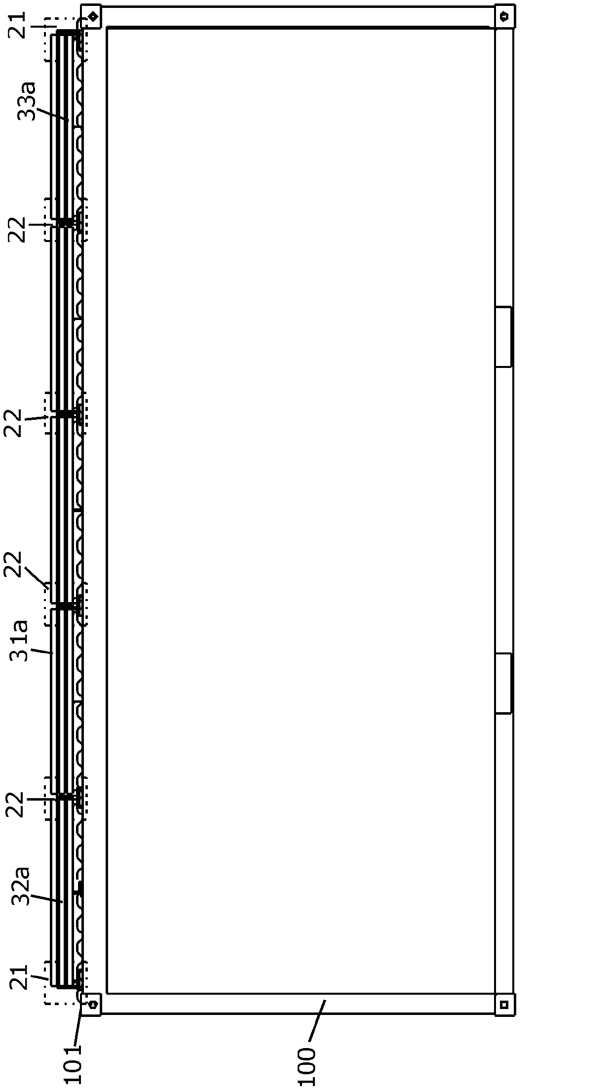 Stretchy type solar photovoltaic assembly and photovoltaic system