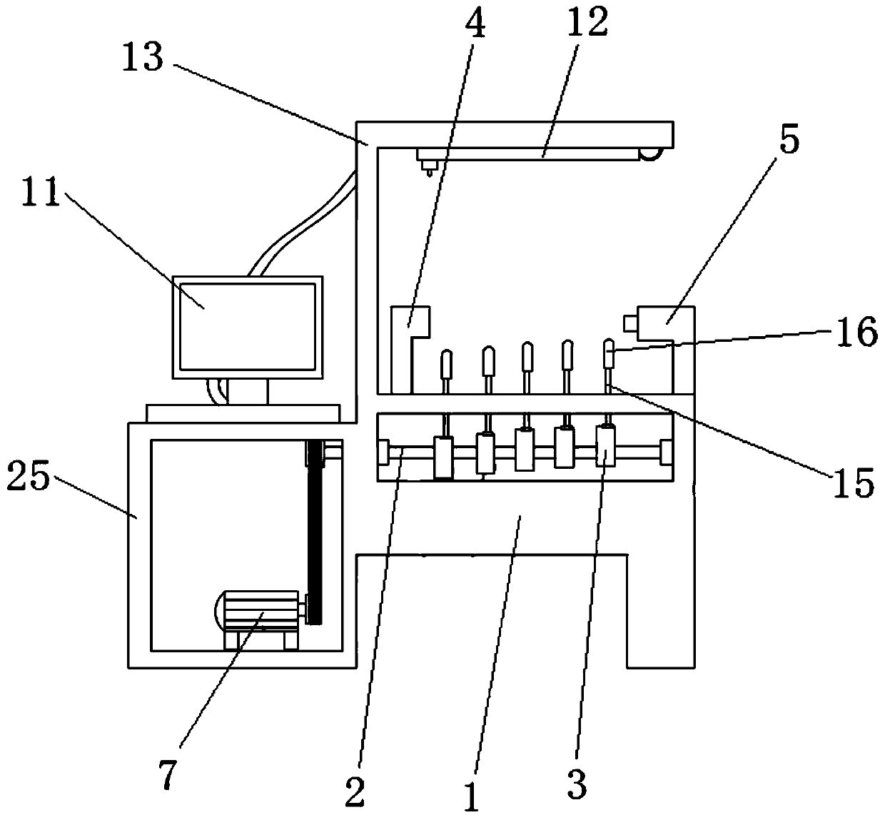 Detection device for engine crankshaft