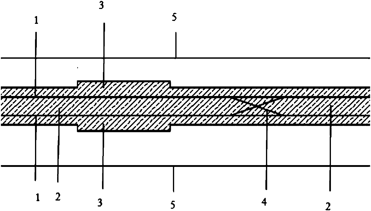 Rail transit turn-round track arrangement structure