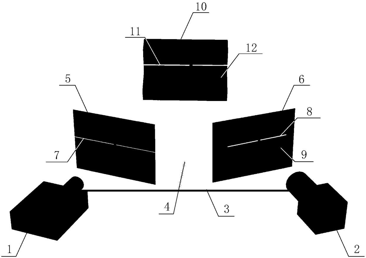 Three-dimensional topography measurement method capable of inhibiting indirect illumination