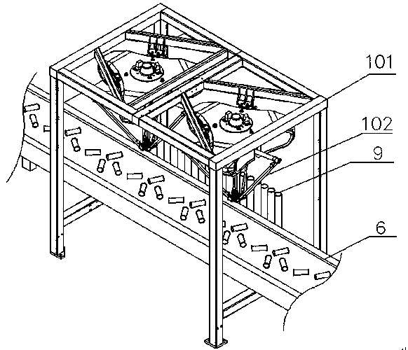 Pipeline conveying line and conveying method