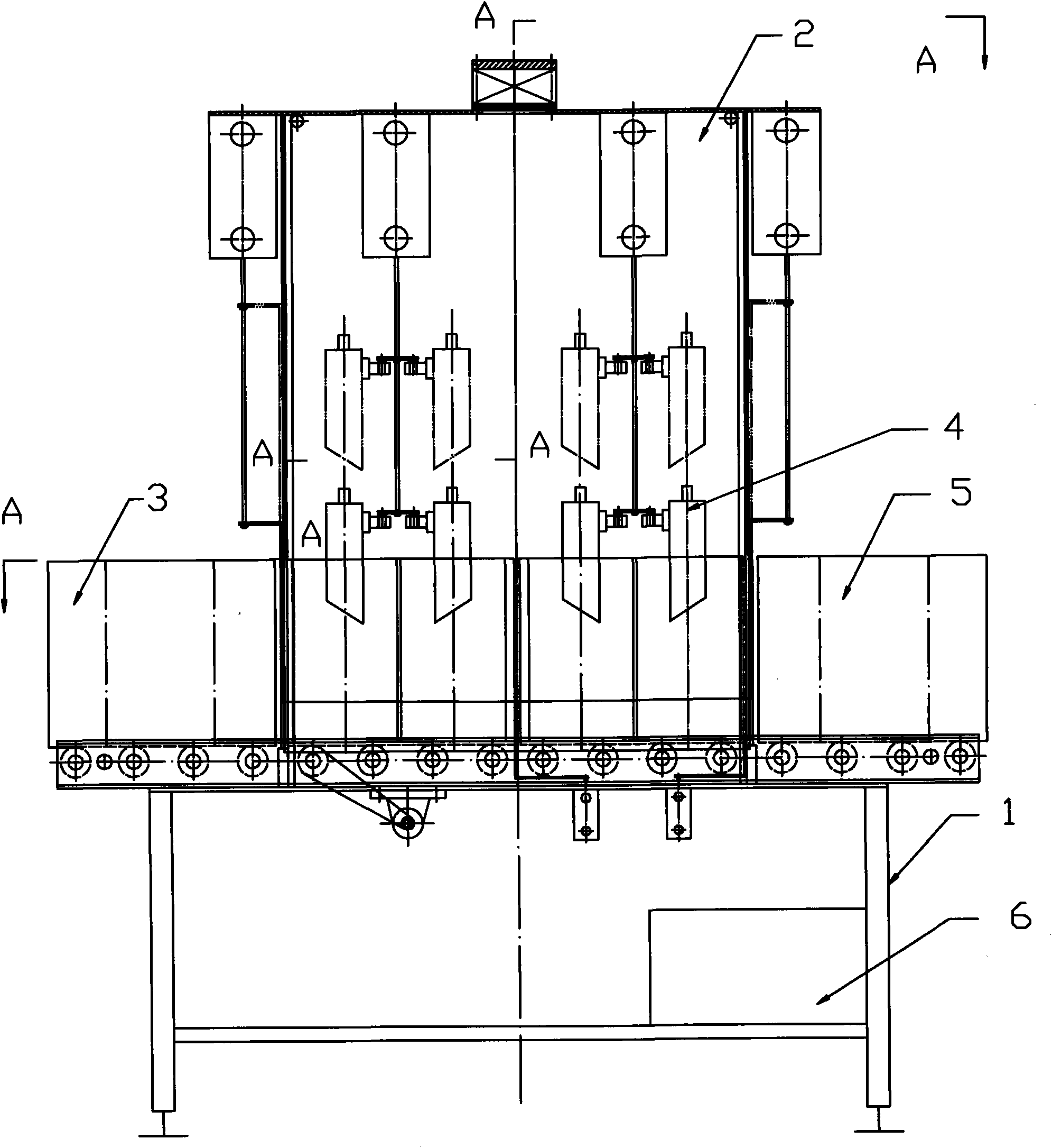 Bag cultured edible fungus liquid spawn full automatic inoculation machine and operation process thereof