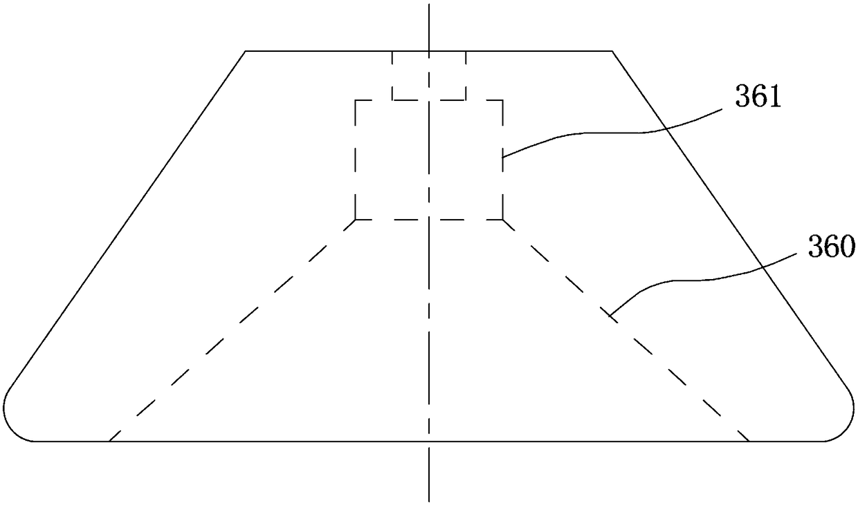 Positioning pin device of folding arm type lifting equipment