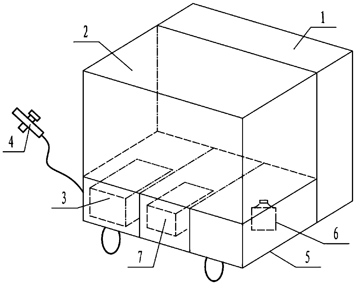 Portable multifunctional high-pressure hot water ice melting device and method