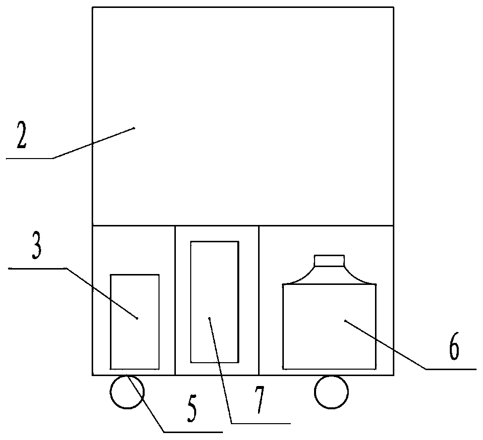 Portable multifunctional high-pressure hot water ice melting device and method