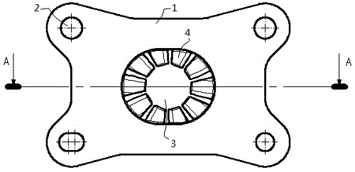 Flow adjusting structure