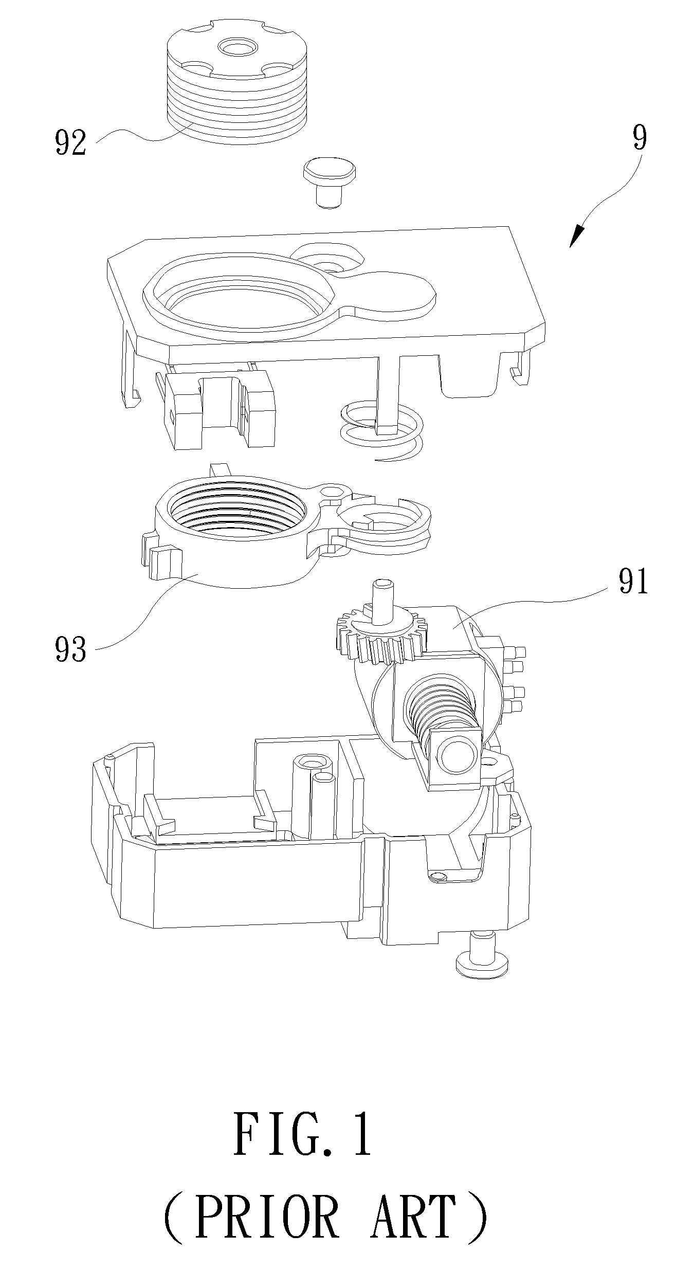 Electromagnetic driving device for lens having an anti-tilt mechanism