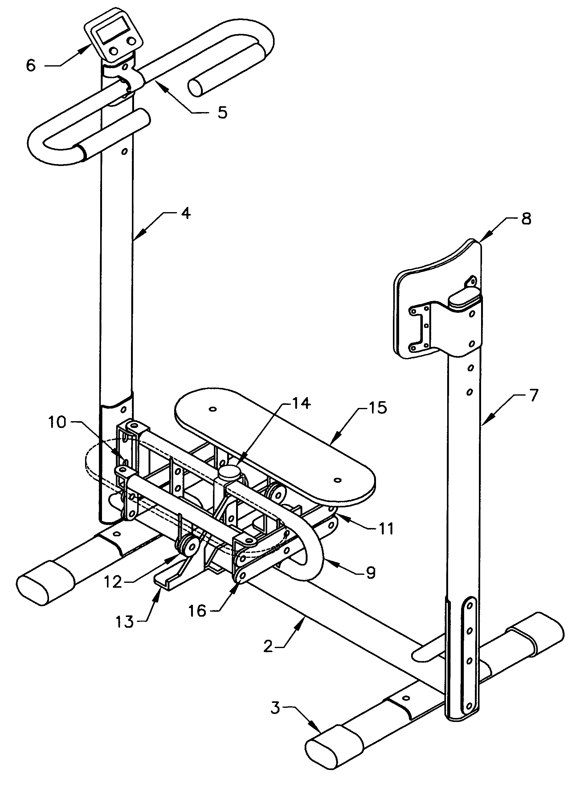 Alpine ski training apparatus