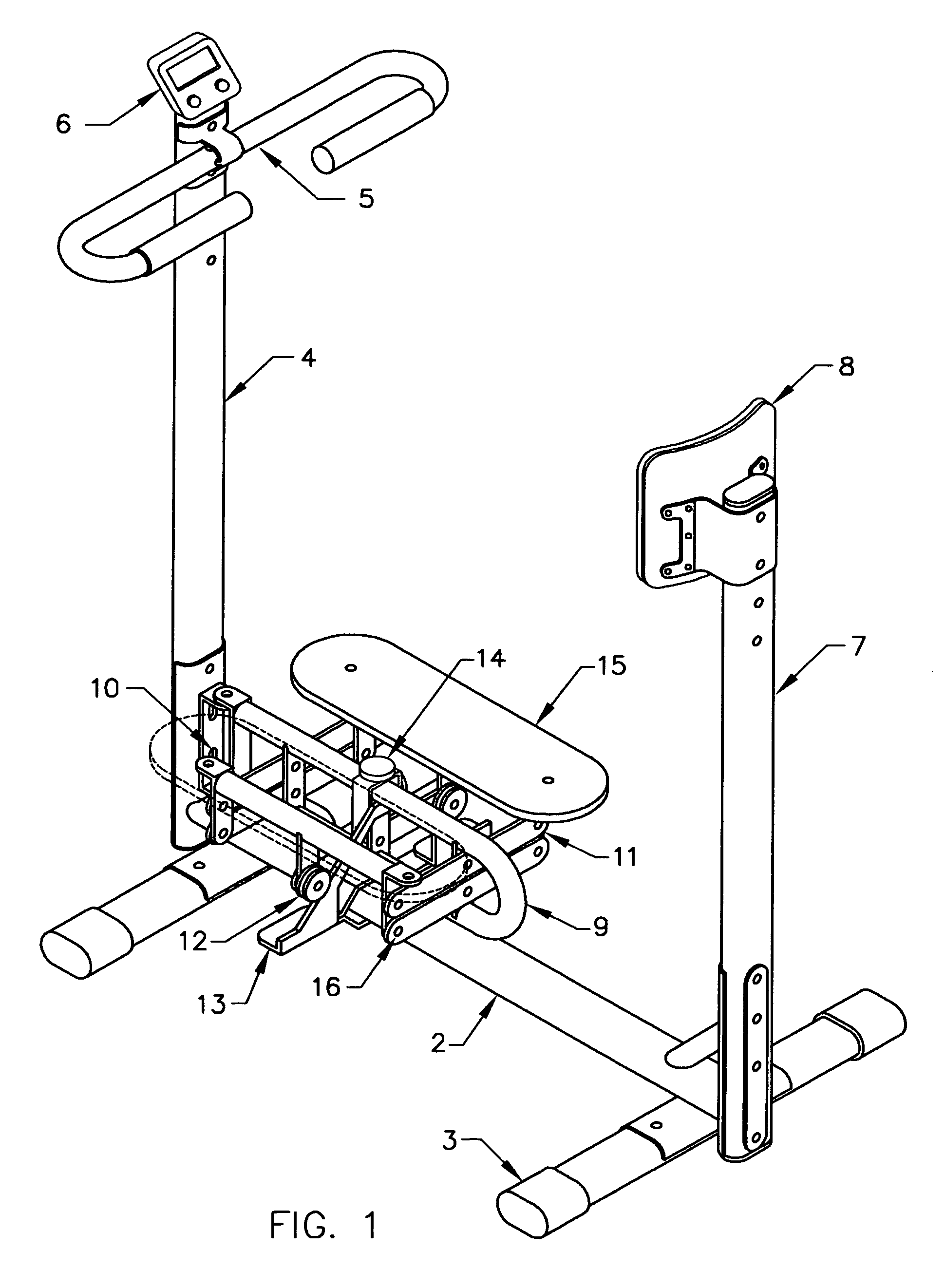 Alpine ski training apparatus