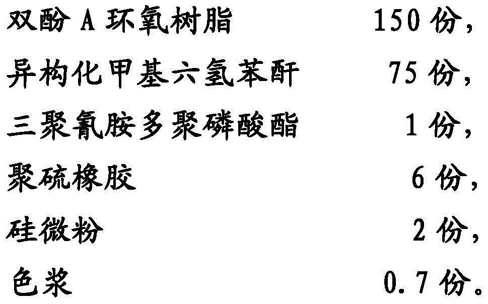 Method for preparing epoxy resin for casting dry type transformer