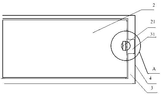 Thin-wall display card type wireless positioning terminal casing